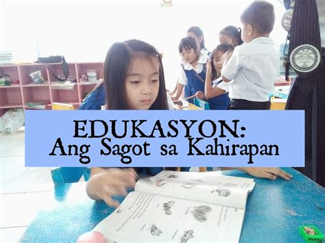 kahirapan solusyon
